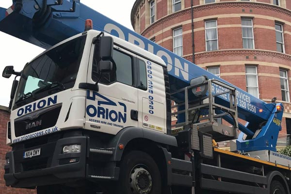 Orion Access Hire team and equipment